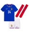 Maillot de football Réplique France Ibrahima Konate #24 Domicile Enfant Europe 2024 Manche Courte (+ Pantalon court)