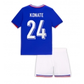 Maillot de football Réplique France Ibrahima Konate #24 Domicile Enfant Europe 2024 Manche Courte (+ Pantalon court)