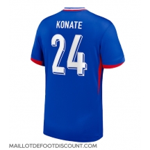 Maillot de football Réplique France Ibrahima Konate #24 Domicile Europe 2024 Manche Courte