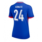 Maillot de football Réplique France Ibrahima Konate #24 Domicile Femme Europe 2024 Manche Courte