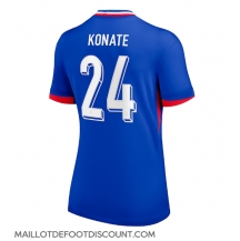 Maillot de football Réplique France Ibrahima Konate #24 Domicile Femme Europe 2024 Manche Courte