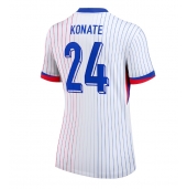 Maillot de football Réplique France Ibrahima Konate #24 Extérieur Femme Europe 2024 Manche Courte