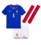 Maillot de football Réplique France Jules Kounde #5 Domicile Enfant Europe 2024 Manche Courte (+ Pantalon court)