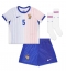 Maillot de football Réplique France Jules Kounde #5 Extérieur Enfant Europe 2024 Manche Courte (+ Pantalon court)