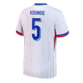 Maillot de football Réplique France Jules Kounde #5 Extérieur Europe 2024 Manche Courte