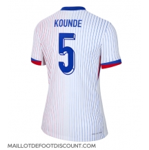 Maillot de football Réplique France Jules Kounde #5 Extérieur Femme Europe 2024 Manche Courte