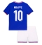 Maillot de football Réplique France Kylian Mbappe #10 Domicile Enfant Europe 2024 Manche Courte (+ Pantalon court)