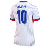 Maillot de football Réplique France Kylian Mbappe #10 Extérieur Femme Europe 2024 Manche Courte