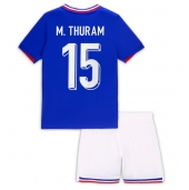 Maillot de football Réplique France Marcus Thuram #15 Domicile Enfant Europe 2024 Manche Courte (+ Pantalon court)