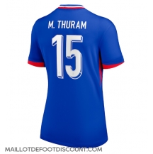 Maillot de football Réplique France Marcus Thuram #15 Domicile Femme Europe 2024 Manche Courte