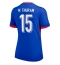 Maillot de football Réplique France Marcus Thuram #15 Domicile Femme Europe 2024 Manche Courte