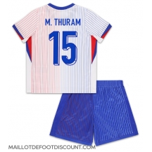 Maillot de football Réplique France Marcus Thuram #15 Extérieur Enfant Europe 2024 Manche Courte (+ Pantalon court)