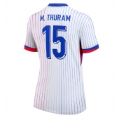 Maillot de football Réplique France Marcus Thuram #15 Extérieur Femme Europe 2024 Manche Courte