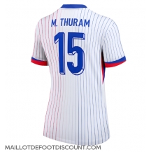 Maillot de football Réplique France Marcus Thuram #15 Extérieur Femme Europe 2024 Manche Courte