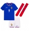 Maillot de football Réplique France Olivier Giroud #9 Domicile Enfant Europe 2024 Manche Courte (+ Pantalon court)