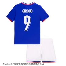 Maillot de football Réplique France Olivier Giroud #9 Domicile Enfant Europe 2024 Manche Courte (+ Pantalon court)