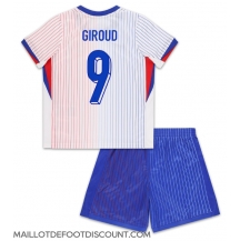 Maillot de football Réplique France Olivier Giroud #9 Extérieur Enfant Europe 2024 Manche Courte (+ Pantalon court)