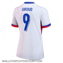 Maillot de football Réplique France Olivier Giroud #9 Extérieur Femme Europe 2024 Manche Courte