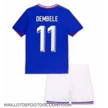 Maillot de football Réplique France Ousmane Dembele #11 Domicile Enfant Europe 2024 Manche Courte (+ Pantalon court)