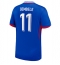 Maillot de football Réplique France Ousmane Dembele #11 Domicile Europe 2024 Manche Courte