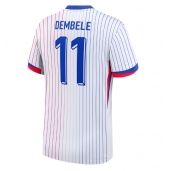 Maillot de football Réplique France Ousmane Dembele #11 Extérieur Europe 2024 Manche Courte