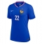 Maillot de football Réplique France Theo Hernandez #22 Domicile Femme Europe 2024 Manche Courte