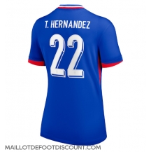 Maillot de football Réplique France Theo Hernandez #22 Domicile Femme Europe 2024 Manche Courte