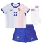 Maillot de football Réplique France Theo Hernandez #22 Extérieur Enfant Europe 2024 Manche Courte (+ Pantalon court)