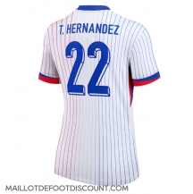 Maillot de football Réplique France Theo Hernandez #22 Extérieur Femme Europe 2024 Manche Courte