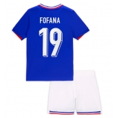 Maillot de football Réplique France Youssouf Fofana #19 Domicile Enfant Europe 2024 Manche Courte (+ Pantalon court)