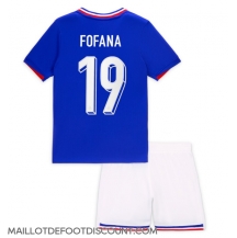 Maillot de football Réplique France Youssouf Fofana #19 Domicile Enfant Europe 2024 Manche Courte (+ Pantalon court)