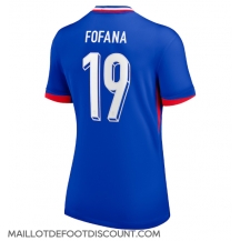 Maillot de football Réplique France Youssouf Fofana #19 Domicile Femme Europe 2024 Manche Courte