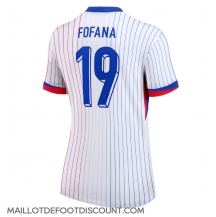 Maillot de football Réplique France Youssouf Fofana #19 Extérieur Femme Europe 2024 Manche Courte