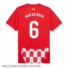 Maillot de football Réplique Girona Donny van de Beek #6 Domicile 2024-25 Manche Courte