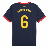 Maillot de football Réplique Girona Donny van de Beek #6 Extérieur 2024-25 Manche Courte