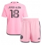 Maillot de football Réplique Inter Miami Jordi Alba #18 Domicile Enfant 2024-25 Manche Courte (+ Pantalon court)