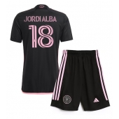 Maillot de football Réplique Inter Miami Jordi Alba #18 Extérieur Enfant 2024-25 Manche Courte (+ Pantalon court)