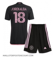 Maillot de football Réplique Inter Miami Jordi Alba #18 Extérieur Enfant 2024-25 Manche Courte (+ Pantalon court)