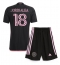 Maillot de football Réplique Inter Miami Jordi Alba #18 Extérieur Enfant 2024-25 Manche Courte (+ Pantalon court)