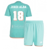 Maillot de football Réplique Inter Miami Jordi Alba #18 Troisième Enfant 2024-25 Manche Courte (+ Pantalon court)