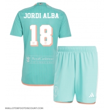 Maillot de football Réplique Inter Miami Jordi Alba #18 Troisième Enfant 2024-25 Manche Courte (+ Pantalon court)