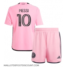 Maillot de football Réplique Inter Miami Lionel Messi #10 Domicile Enfant 2024-25 Manche Courte (+ Pantalon court)