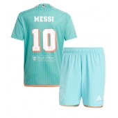 Maillot de football Réplique Inter Miami Lionel Messi #10 Troisième Enfant 2024-25 Manche Courte (+ Pantalon court)