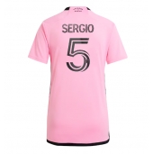 Maillot de football Réplique Inter Miami Sergio Busquets #5 Domicile Femme 2024-25 Manche Courte