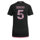 Maillot de football Réplique Inter Miami Sergio Busquets #5 Extérieur Femme 2024-25 Manche Courte