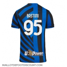 Maillot de football Réplique Inter Milan Alessandro Bastoni #95 Domicile 2024-25 Manche Courte