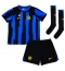 Maillot de football Réplique Inter Milan Alessandro Bastoni #95 Domicile Enfant 2023-24 Manche Courte (+ Pantalon court)