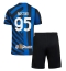 Maillot de football Réplique Inter Milan Alessandro Bastoni #95 Domicile Enfant 2024-25 Manche Courte (+ Pantalon court)