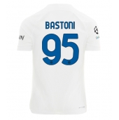 Maillot de football Réplique Inter Milan Alessandro Bastoni #95 Extérieur 2023-24 Manche Courte