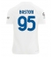 Maillot de football Réplique Inter Milan Alessandro Bastoni #95 Extérieur 2023-24 Manche Courte